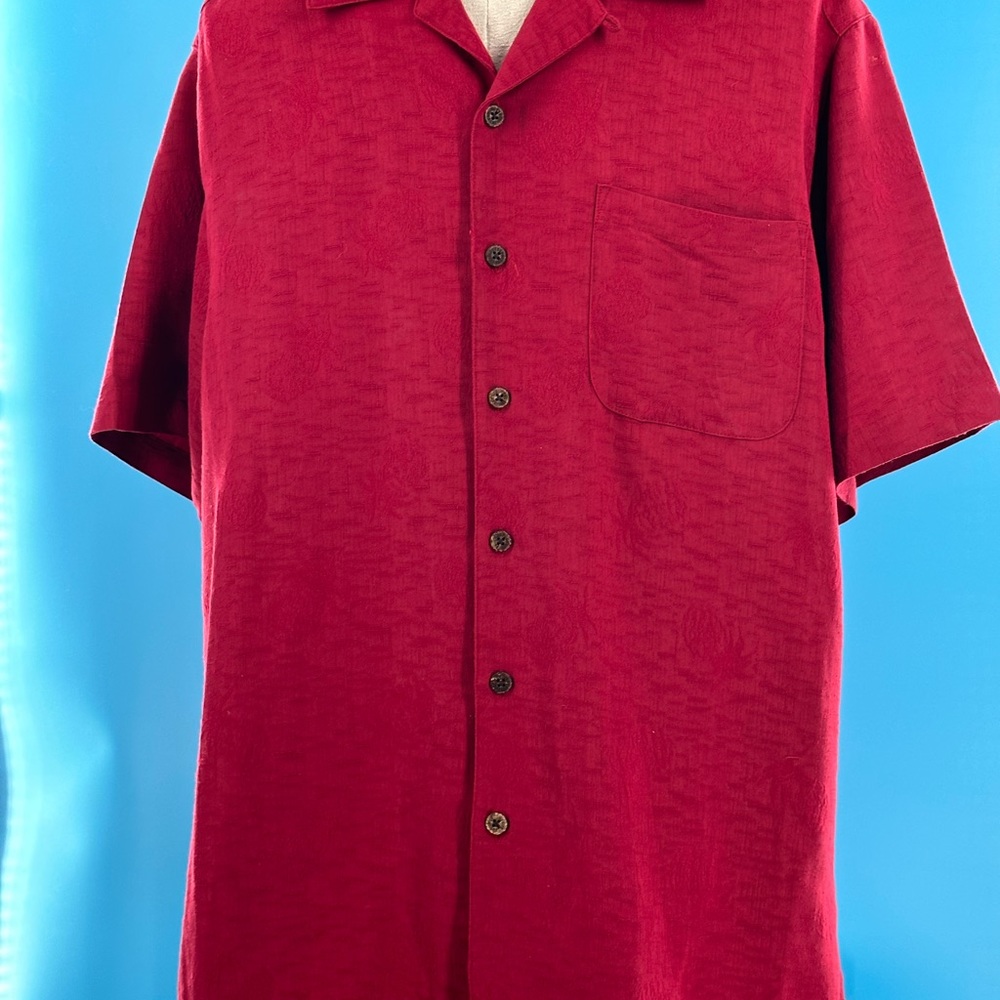 Caribbean Joe Mens Beach Shirt Size L